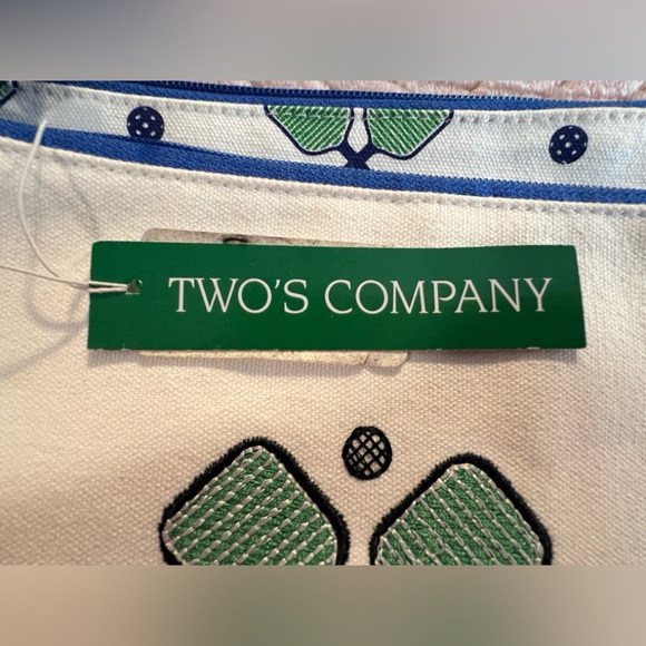 Two's Company Pickleball Bag Set 2 Cloth Bags NWT - Picture 6 of 8